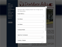 Tablet Screenshot of davidsonsales.com
